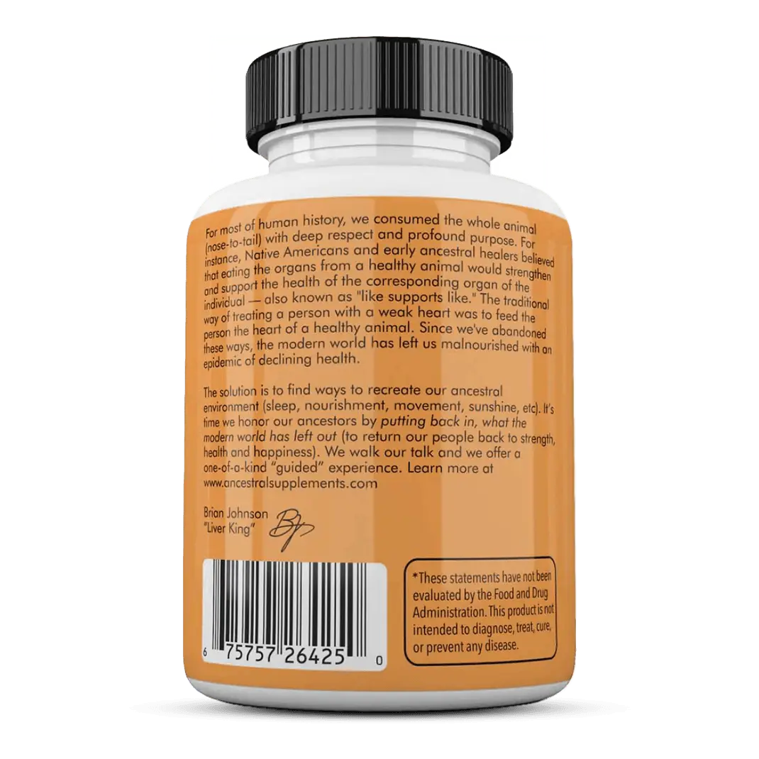 Grass Fed Beef Thyroid Buy 4 Get 2 (Plus Free Minerals) (VIP)