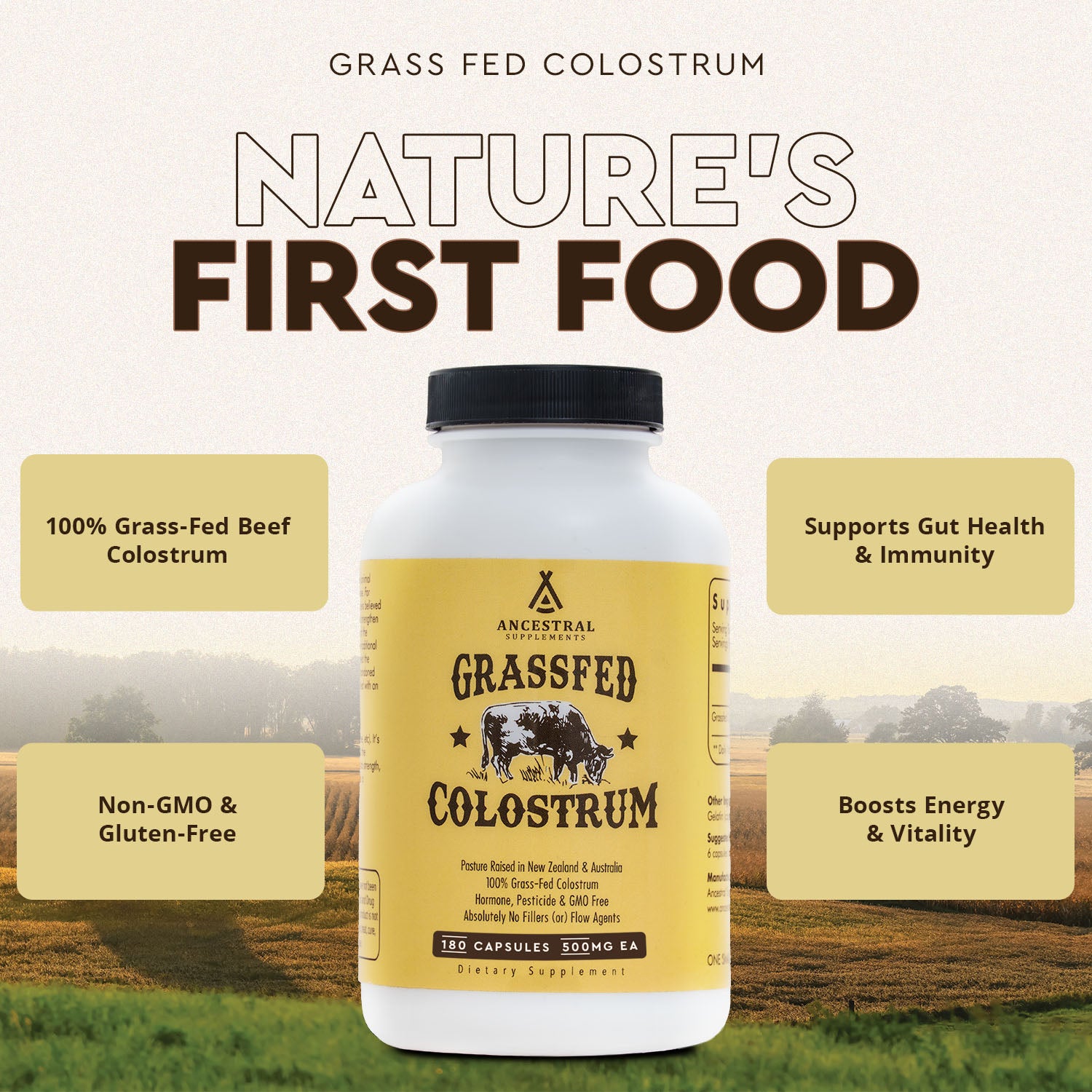 Grass Fed Beef Colostrum