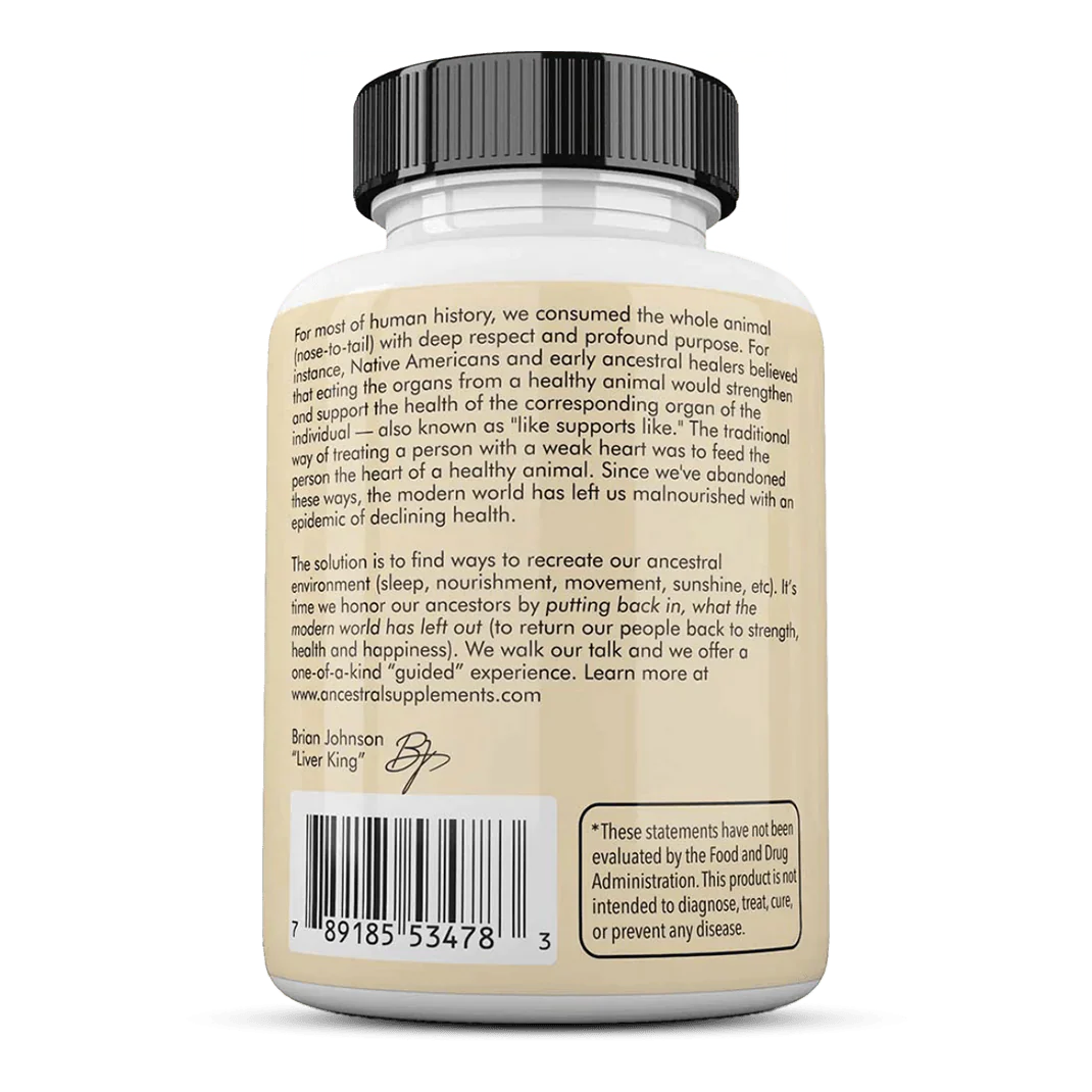 Grass Fed Beef Liver 3-Month Supply | 40% Off + Free Gifts