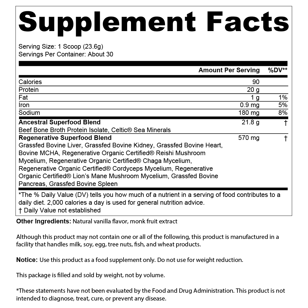 Ancestral Protein Powder