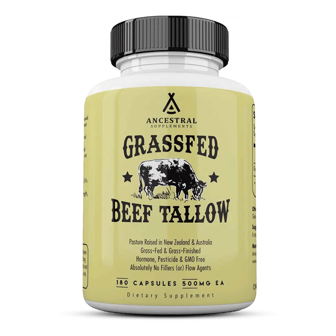 A bottle of Ancestral Supplements Female Enhancement dietary capsules.