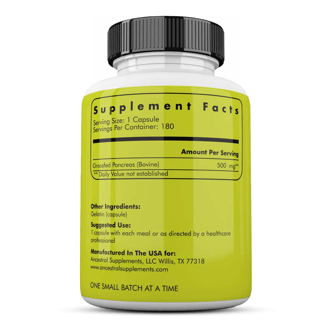 Grass Fed Beef Pancreas