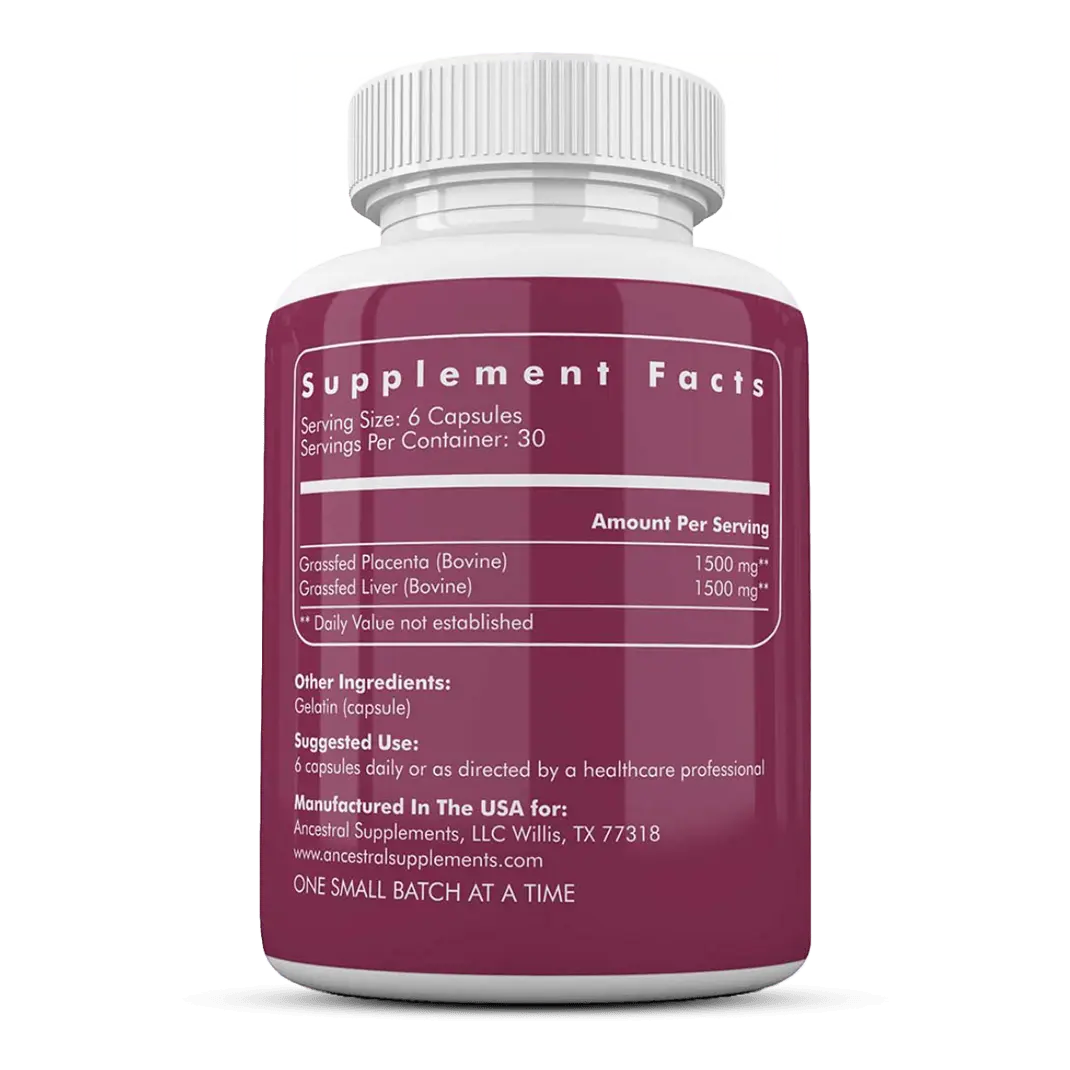 Grass Fed Beef Placenta