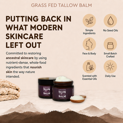 Grass Fed Beef Tallow Balm