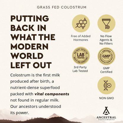 Grass Fed Beef Colostrum Jar