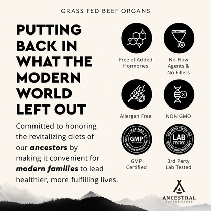 Grass Fed Beef Organs 3-Pack