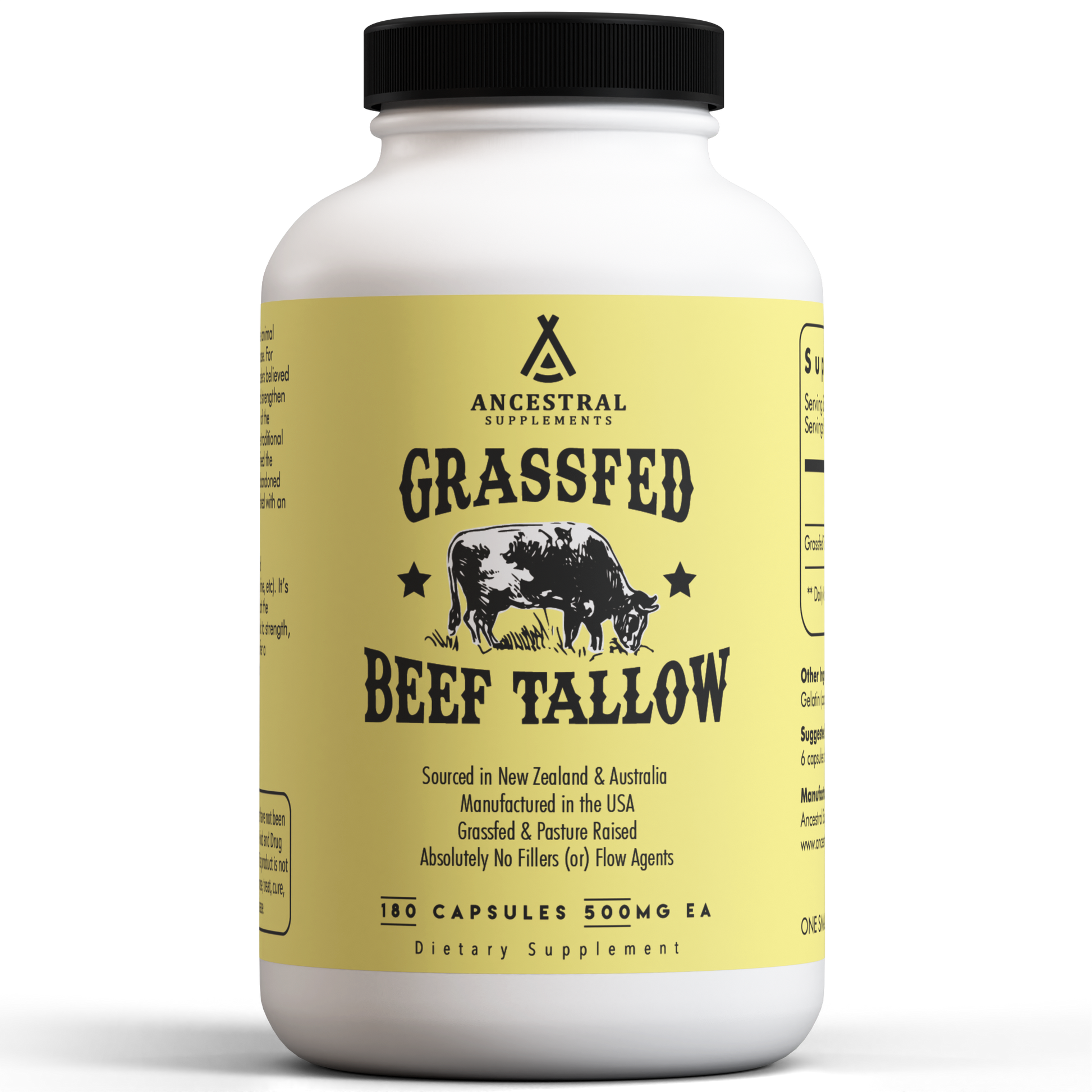 Grass Fed Beef Tallow - Ancestral Supplements Grass Fed Beef Tallow - Ancestral Supplements