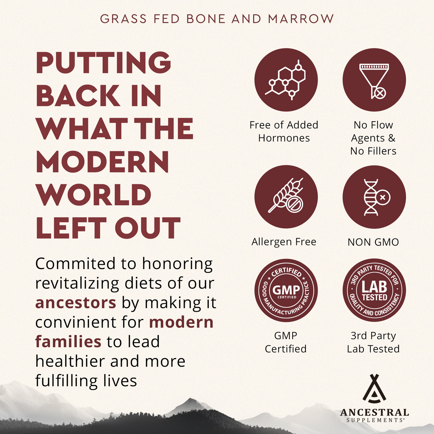 Grass Fed Beef Bone and Marrow