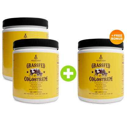 Grass-Fed Beef Colostrum Jar - Buy 2, Get 1 Free