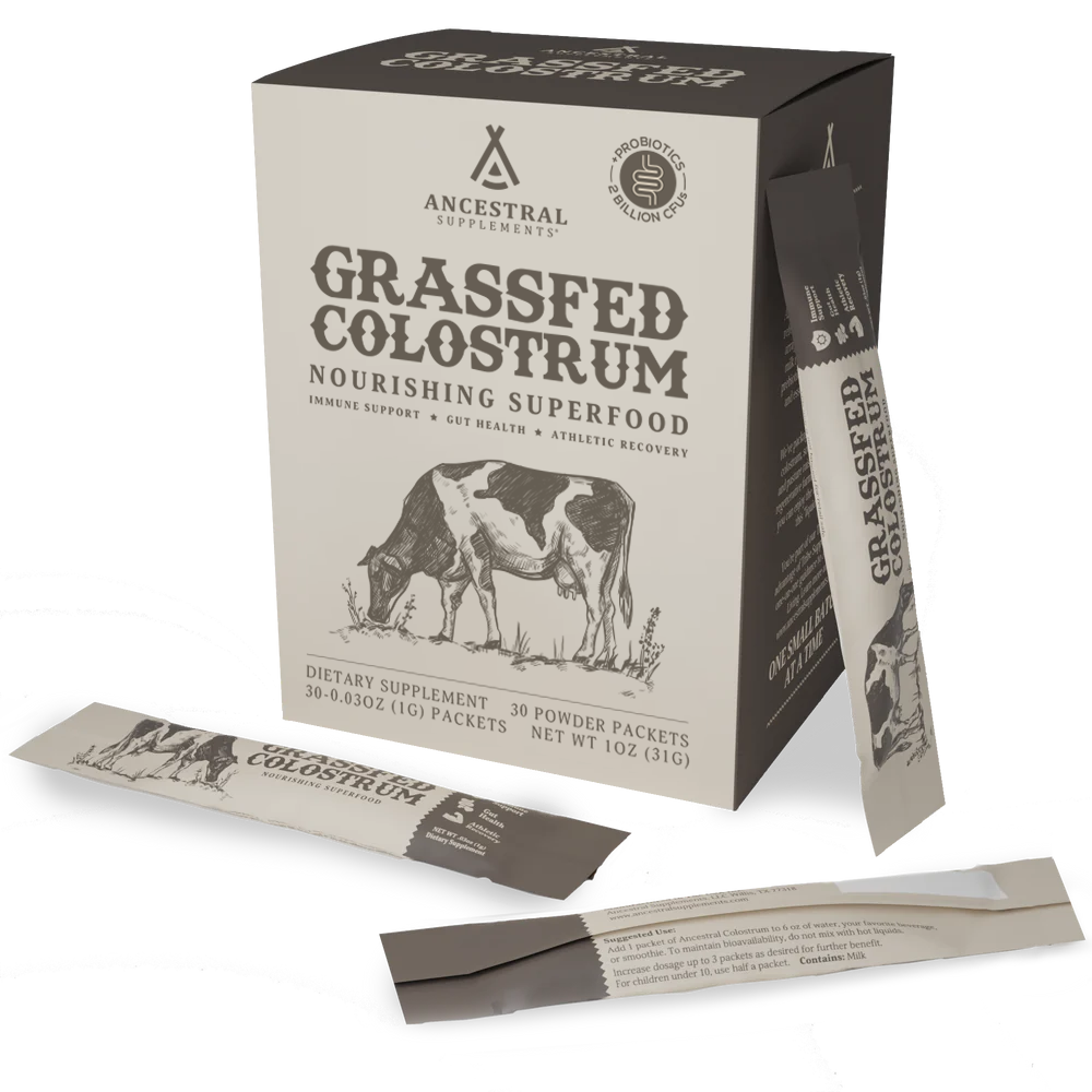 Grass Fed Beef Colostrum Stick Packs