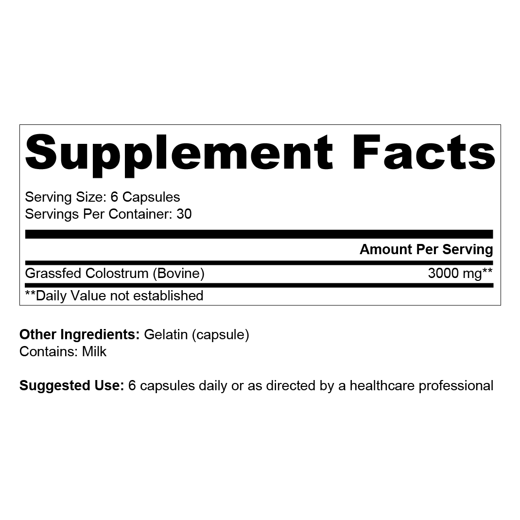 Grass Fed Beef Colostrum