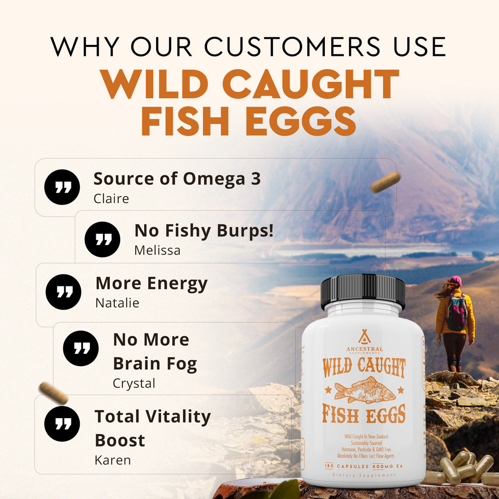 Wild Caught Fish Eggs - Default Title - Ancestral Supplements