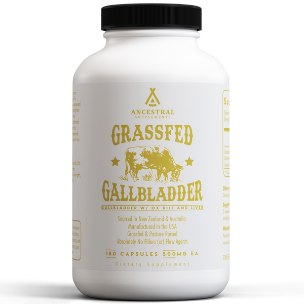 Grass Fed Beef Gallbladder Supplements