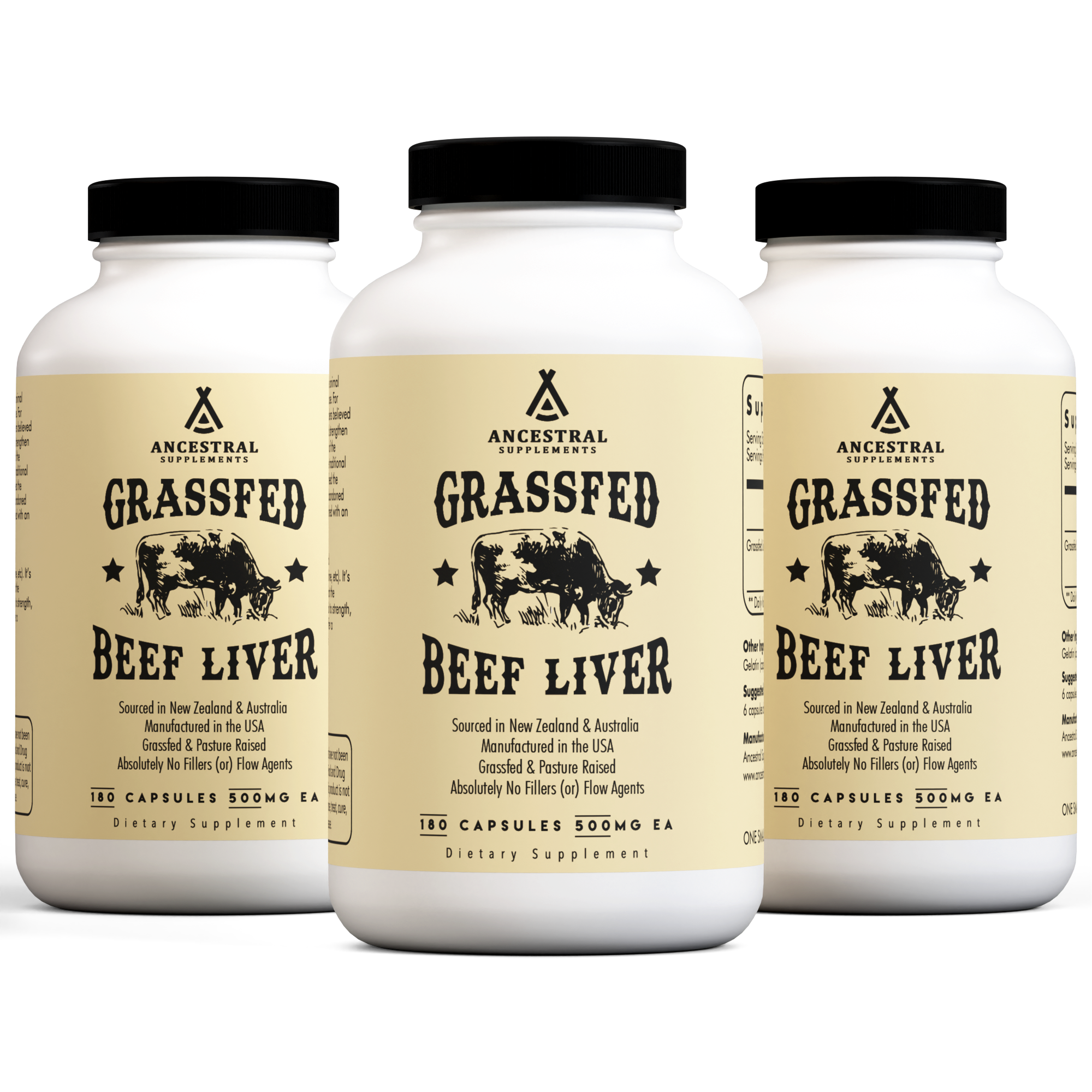Grass Fed Beef Liver 3-Pack