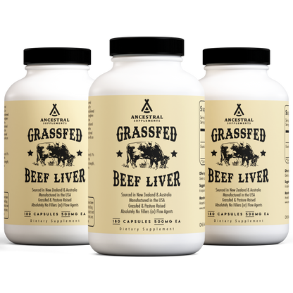 Grass Fed Beef Liver 3-Pack