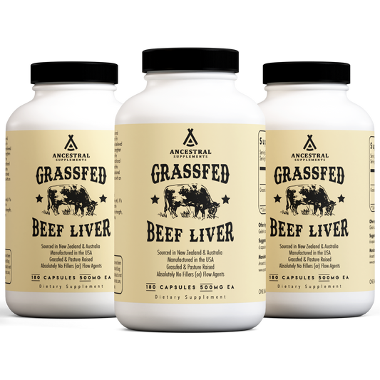 Grass Fed Beef Liver 3-Pack