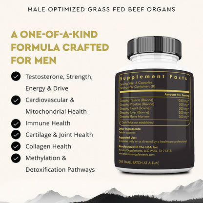 MOFO: Male Optimization Formula with Grass Fed Beef Organs
