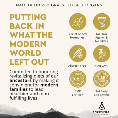 MOFO: Male Optimization Formula with Grass Fed Beef Organs