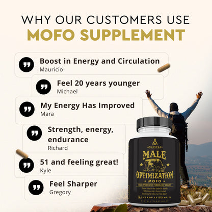 MOFO: Male Optimization Formula with Grass Fed Beef Organs