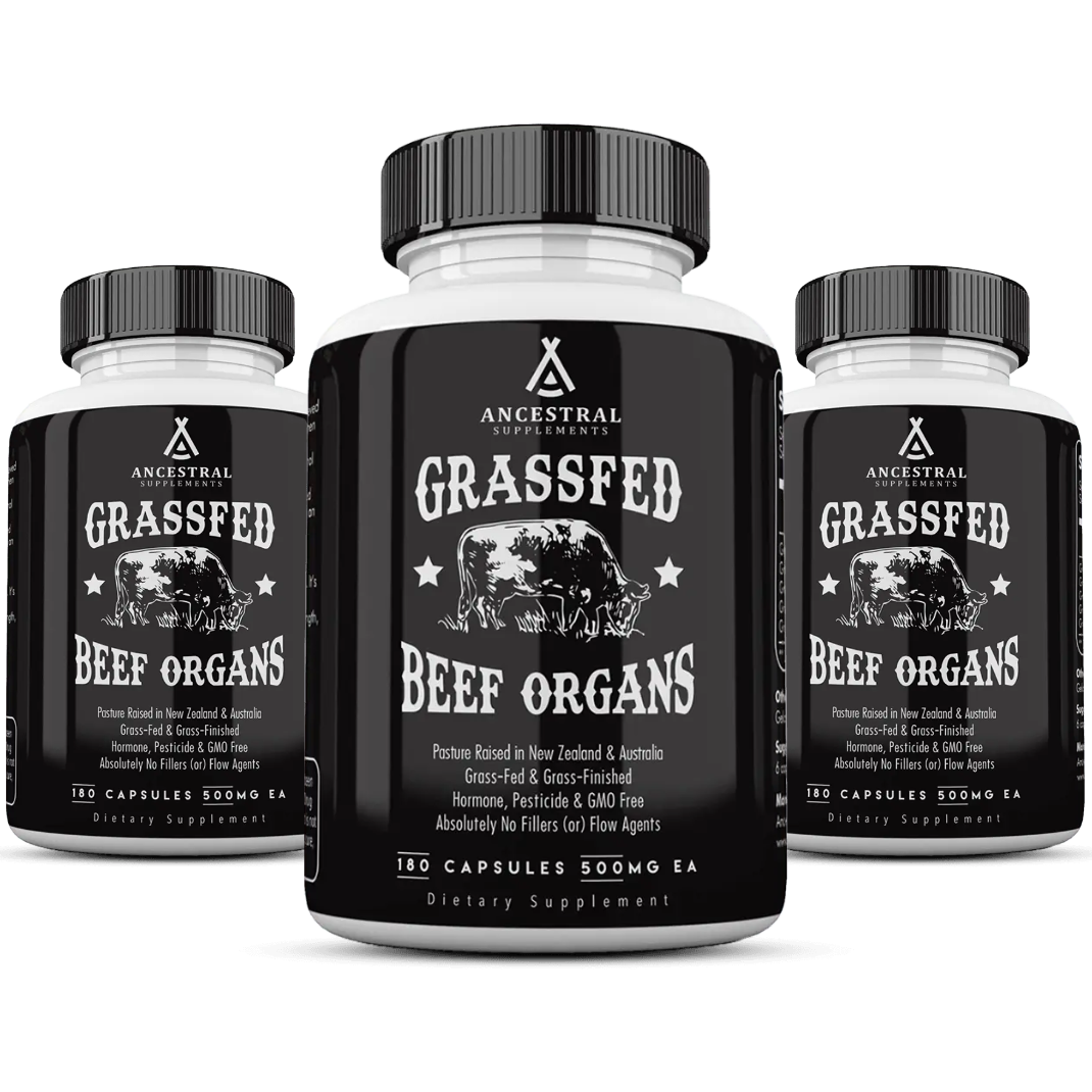 Grass Fed Beef Organs 3-Pack