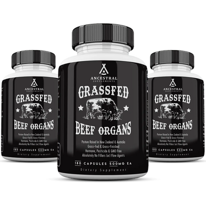 Grass Fed Beef Organs 3-Pack