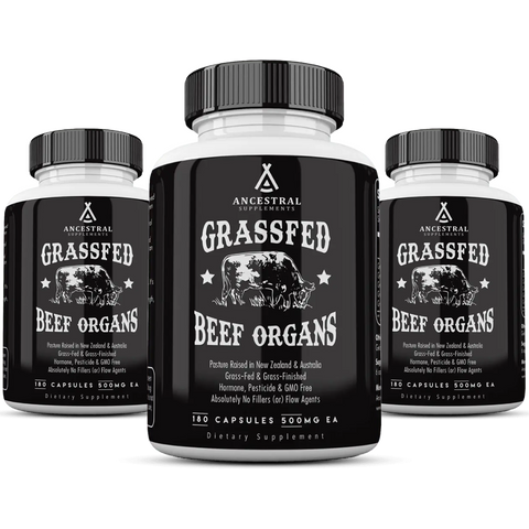 Grass Fed Beef Organs 3-Pack