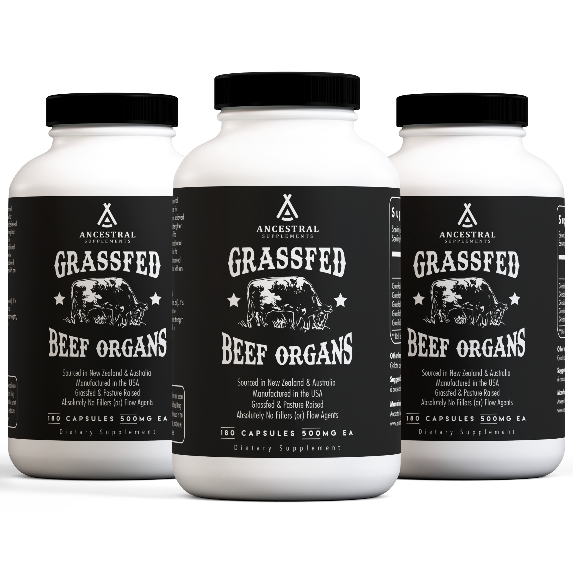 Grass Fed Beef Organs 3-Pack