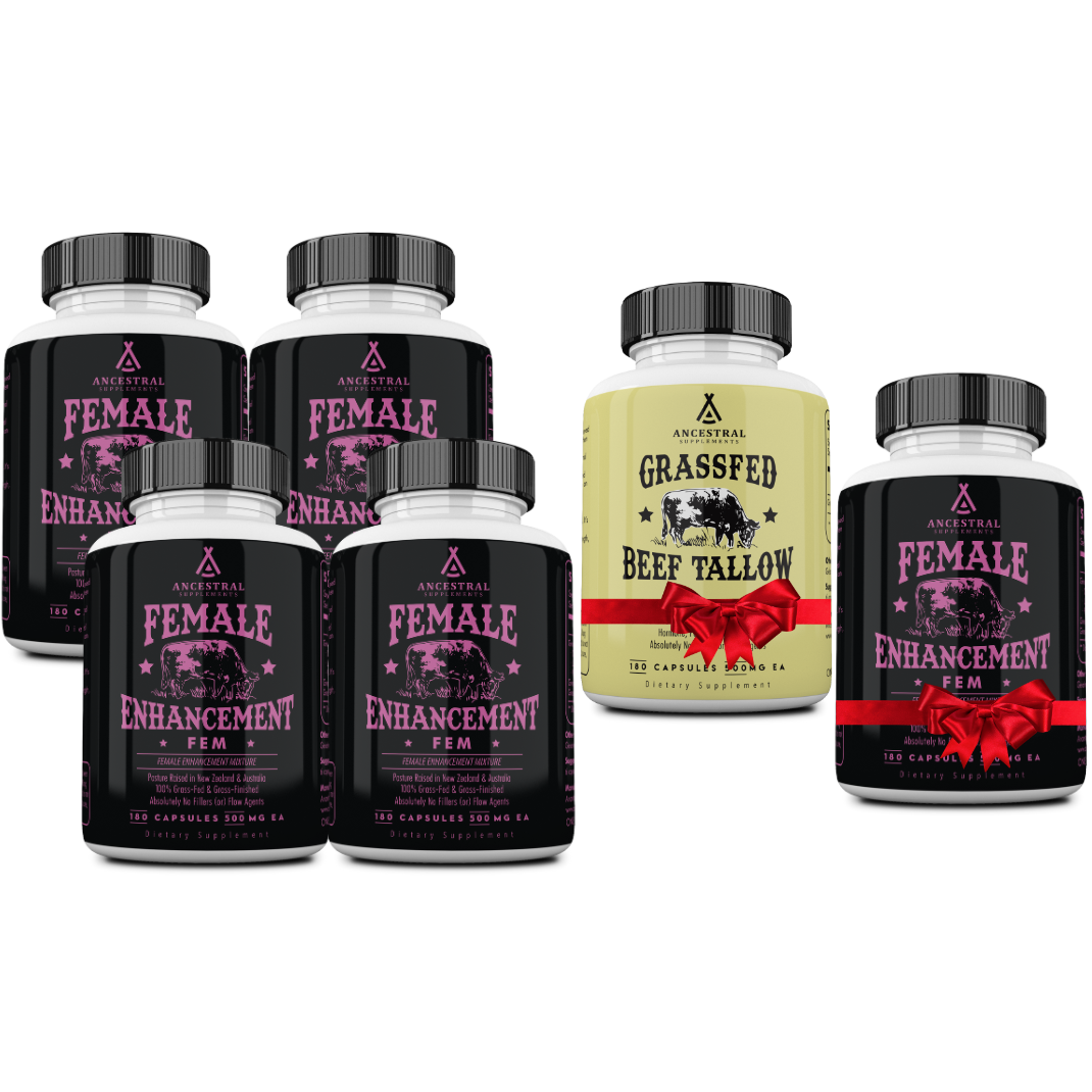 Super Female Vitality Stack (FREE FEM & Tallow) Ancestral Supplements