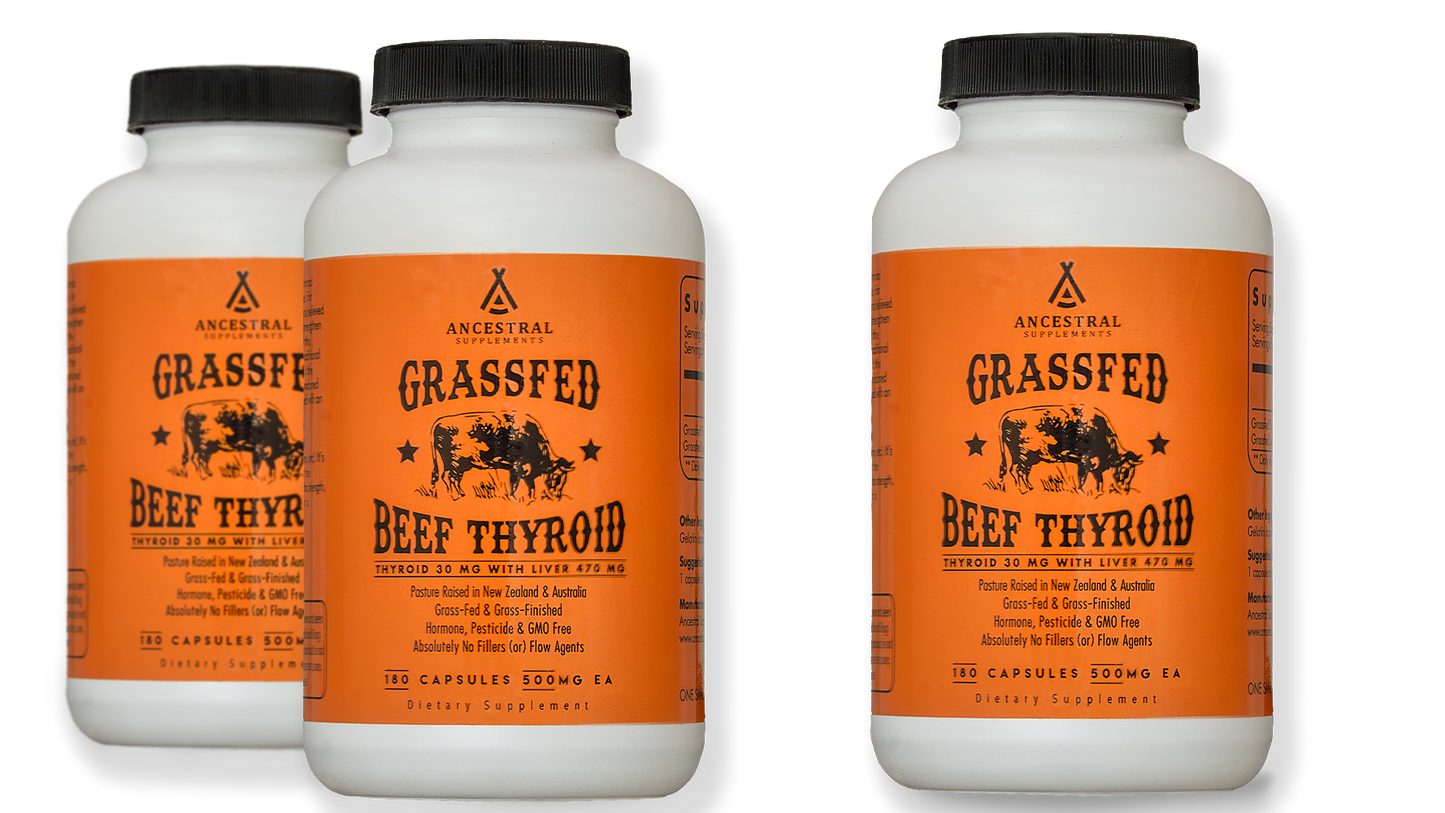 Grass Fed Beef Thyroid Buy 2 Get 1 (VIP)