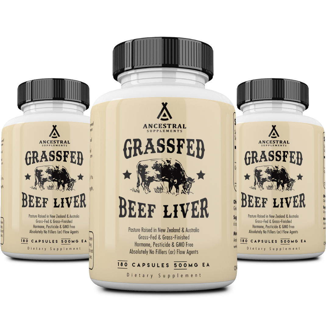 Grass Fed Beef Liver 3-Pack