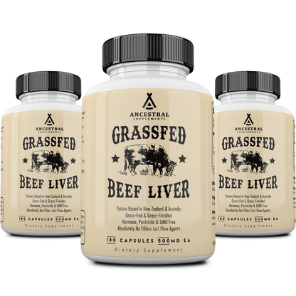 Grass Fed Beef Liver 3-Pack