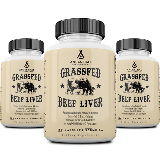 Grass Fed Beef Liver 3-Pack