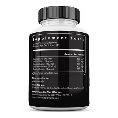 Grass Fed Beef Organs 3-Pack