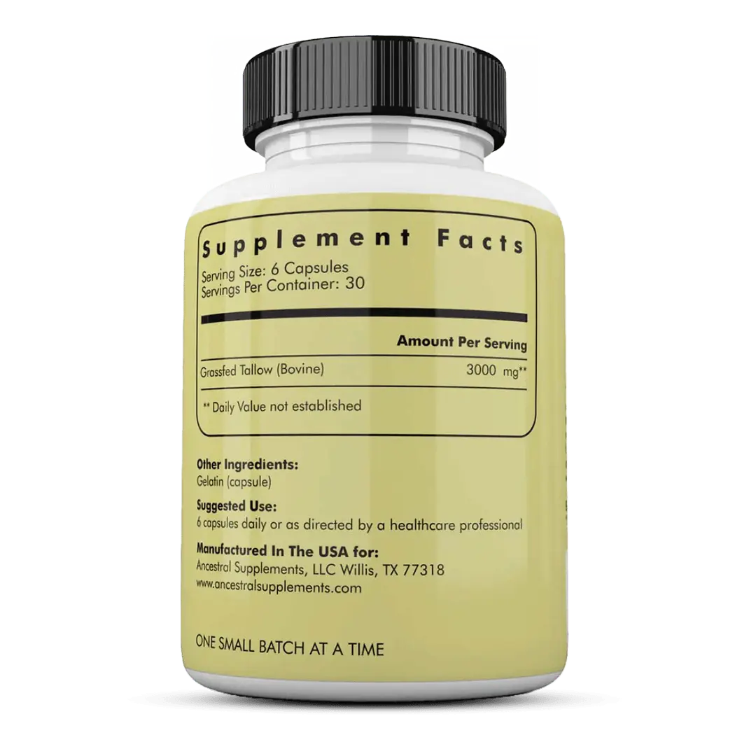 Grass Fed Beef Tallow