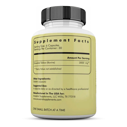 Grass Fed Beef Tallow