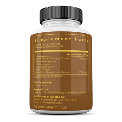 Grass Fed Bovine Tracheal Cartilage