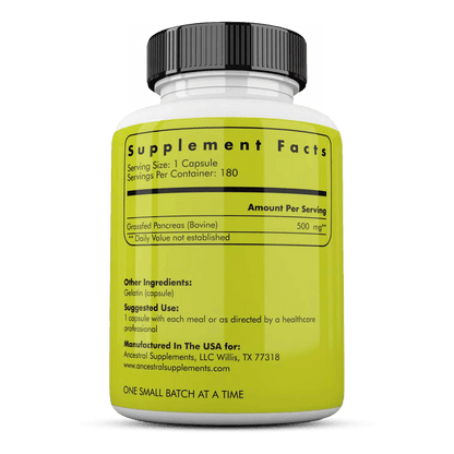 Grass Fed Beef Pancreas