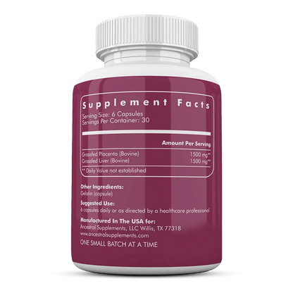 Grass Fed Beef Placenta