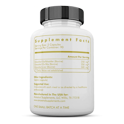 Grass Fed Beef Gallbladder